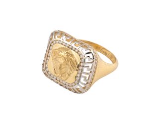 anillo oro 18k con piedra con circonita