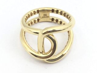 anillo oro 18k con piedra