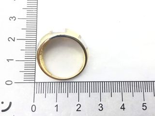 anillo oro 18k con piedra con circonita