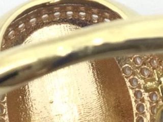 anillo oro 18k con piedra con circonita