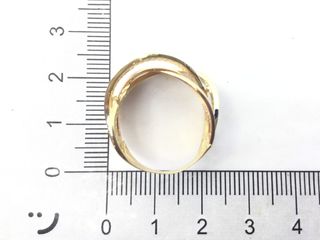 anillo oro 18k con piedra con circonita