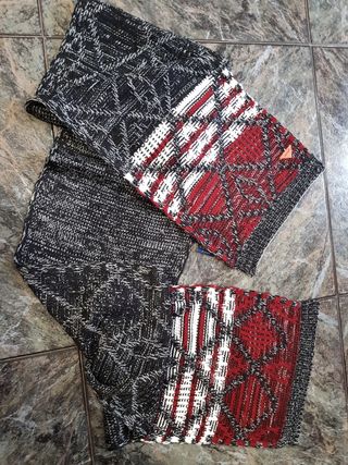 Bufanda - Negra y Roja