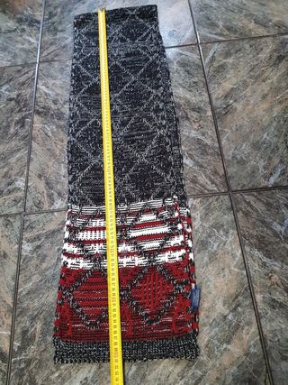Bufanda - Negra y Roja