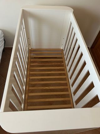 Cuna bebé 60x120 Trama - Blanca