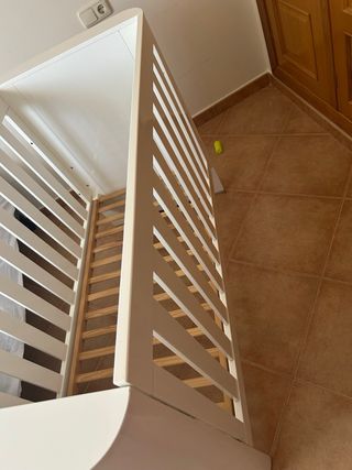 Cuna bebé 60x120 Trama - Blanca