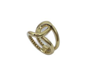 anillo oro 18k con piedra t. 19 (18,79 mm)