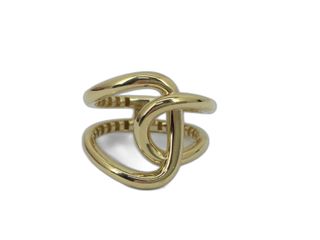 anillo oro 18k con piedra t. 19 (18,79 mm)