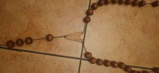 Rosario antico in legno 2 metri più 50 per la croc