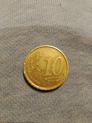 10 céntimos Italia 2002