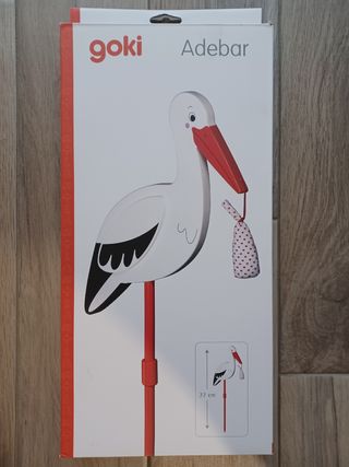 Goki Adebar - Cicogna portabebè in legno