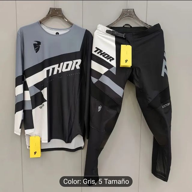 Traje Motocross enduro Thor Gris