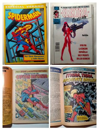 MARVEL CÓMICS SPIDERMAN. PATRULLA X. 4 FANTÁSTICOS