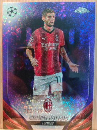 Cromo Numerado Christian Pulisic AC Milan