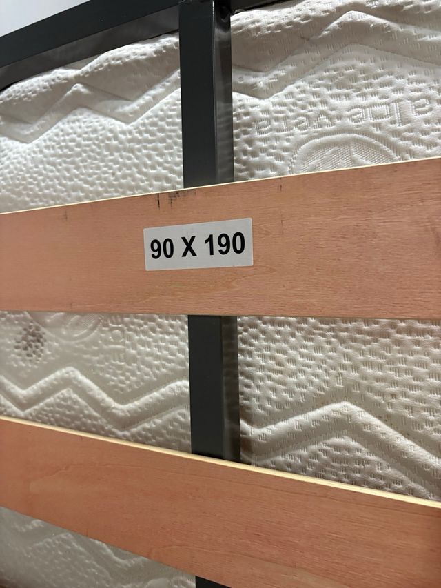 Colchón + somier 90x190 cm