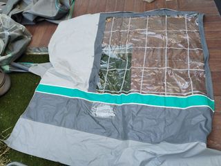 Avance de caravana de 7 metros de largo solo lona