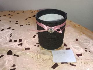 Barattoli vetro decorati shabby chic