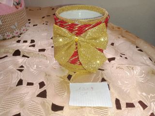 Barattoli vetro decorati shabby chic