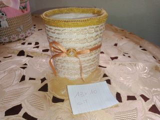 Barattoli vetro decorati shabby chic