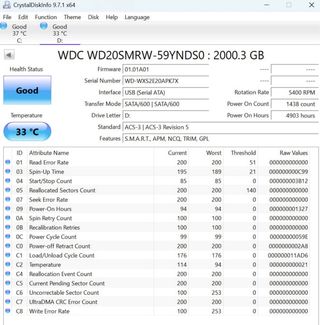 Western Digital disco duro externo 2TB