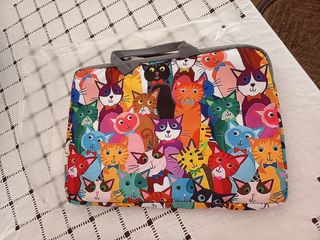 Bolso portátil gatos multicolor