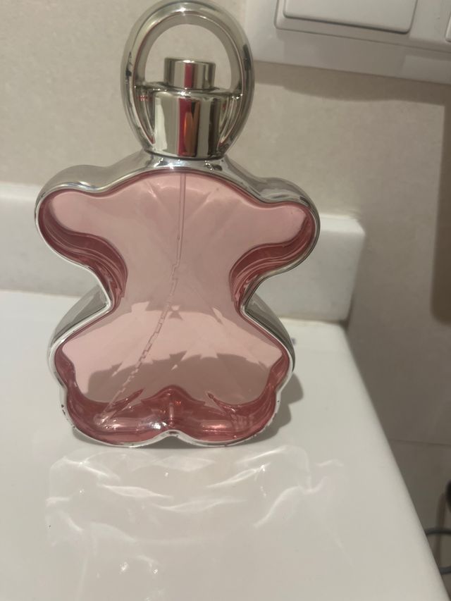 Tous perfume bottle - Pink & Silver vacio 90ml