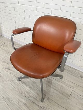 Poltrona in Pelle di Ico Parisi per MIM anni '60