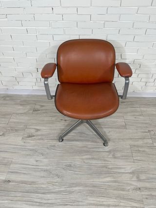 Poltrona in Pelle di Ico Parisi per MIM anni '60