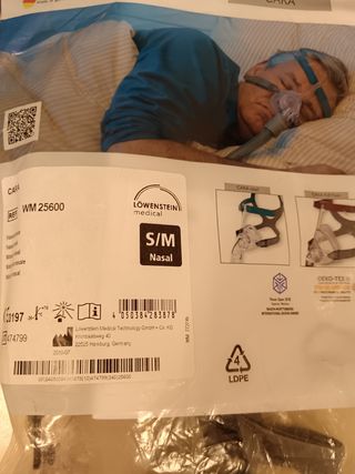 2 Mascherecpap  Cara Nasale taglia s/m