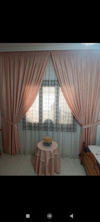 Cortinas habitación - Rosa 