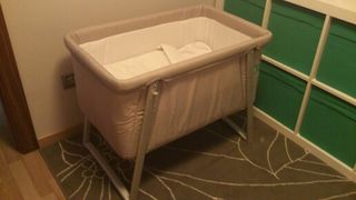 Mini cuna Baby Home beige
