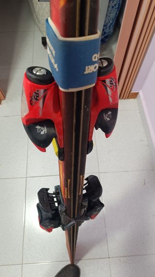 Esquís Fischer Big Easy 1'65 altura Bastones botas