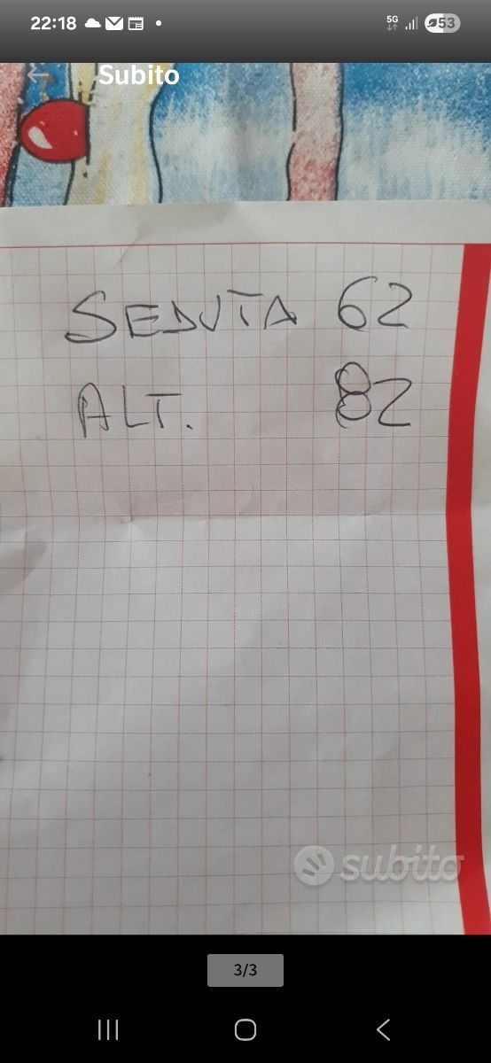 Due sgabelli legno chiaro - 2 pz