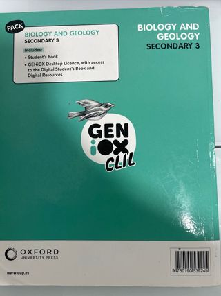 Biology & Geology 3º ESO. Oxford. GENiOX