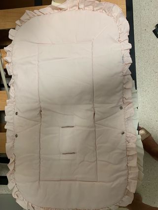 Funda carrito bebé rosa