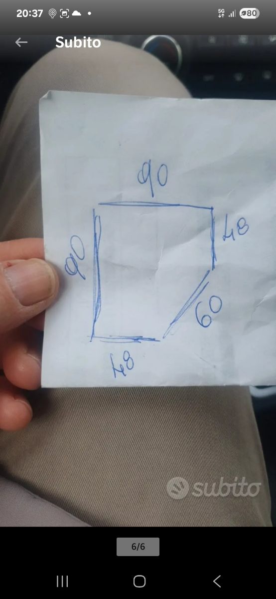 Mobile angolare legno vintage