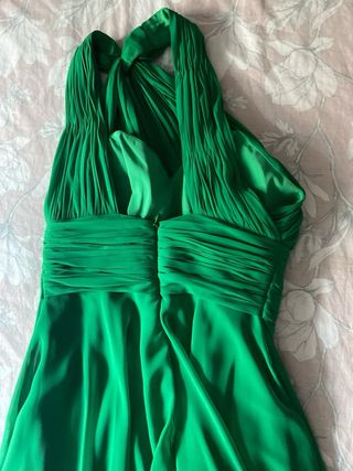 Vestido verde fiesta - Talla M