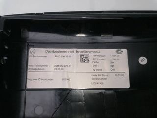 LUZ INTERIOR MERCEDES-BENZ SPRINTER III FURGÓN RWD / AWD (02