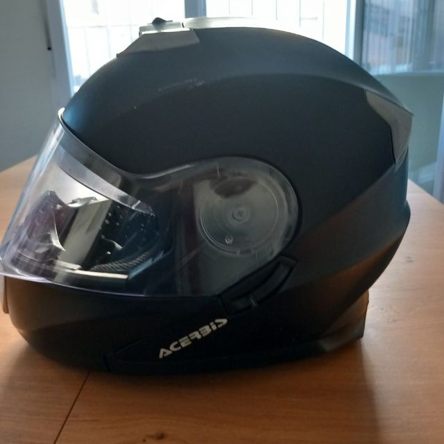 Casco moto hombre