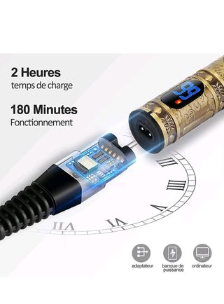 Rasoio Professionale con Design in Metallo