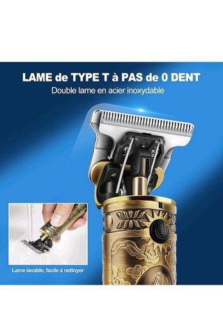 Rasoio Professionale con Design in Metallo