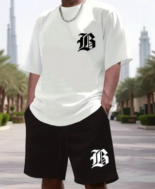 Chándal Deportivo Blanco y Negro