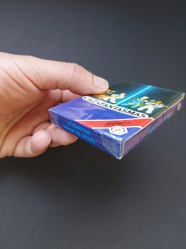 Juego PRECINTADO cazafantasmas. Cartas antiguas 90