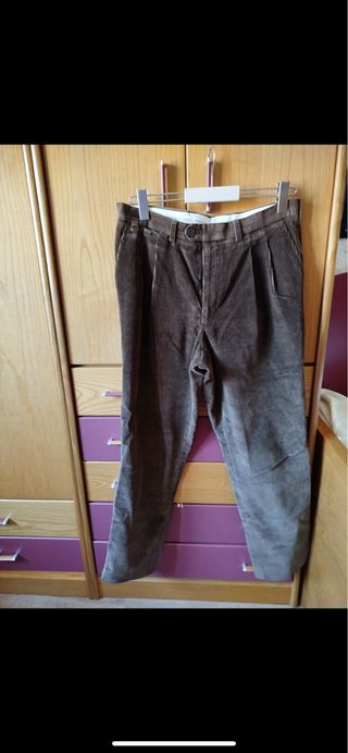 Pantalón pana Lacoste marrón