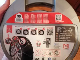 Cadenas nieve RD-9 (9mm) - 90