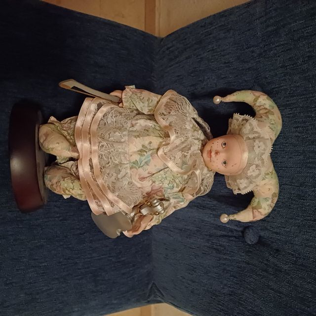 Muñeca payaso vintage