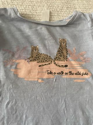 Maglietta bimba 68cm - Leopardo