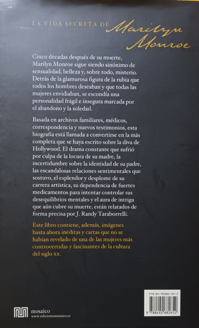La vida secreta  de Marylin Monroe