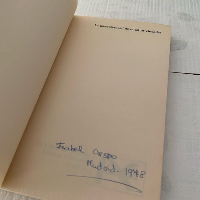 La inhospitalidad de nuestras ciudades