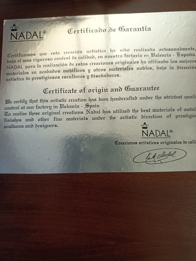 Cuadro creaciones Nadal