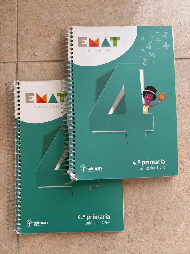 Libro alumno EMAT - 4º Primaria. UD 1-2-3 y 4,5,6